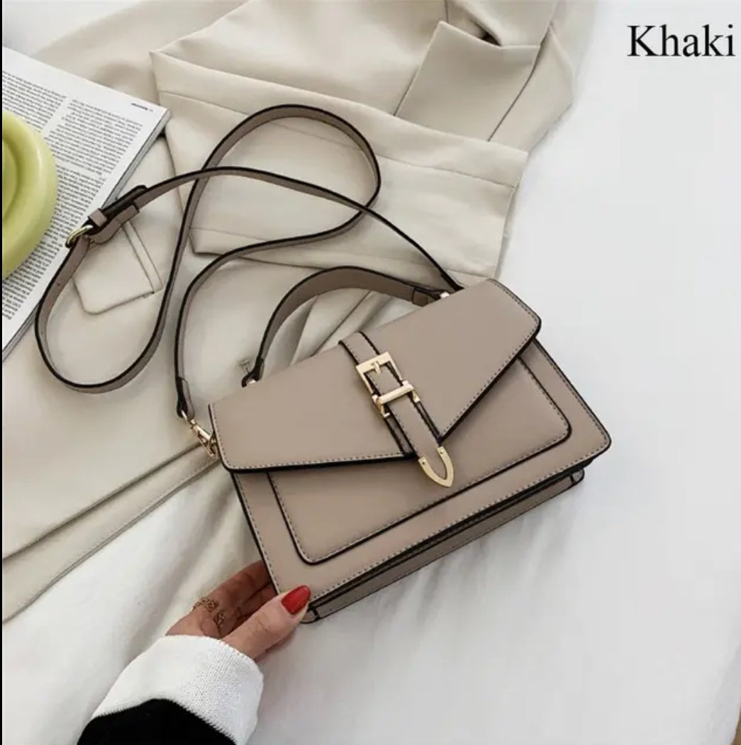 Crossbody buckle bag