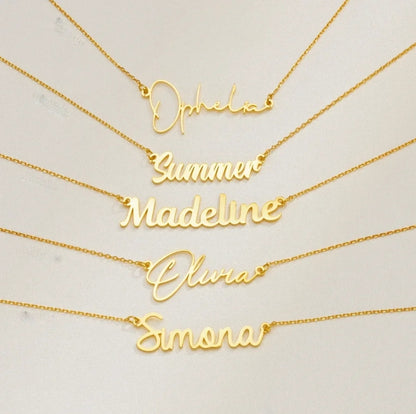 Custom name necklace