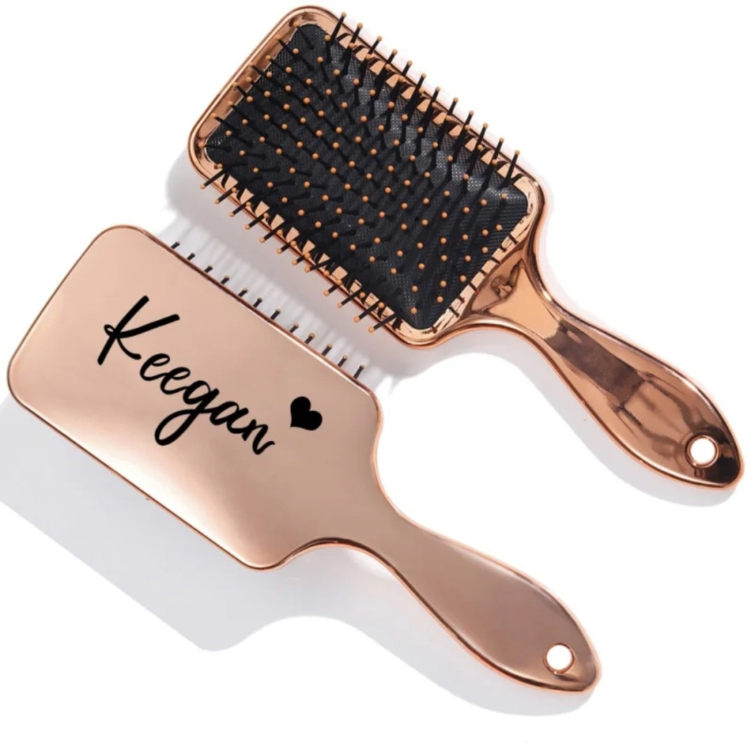 Personalised hair brush