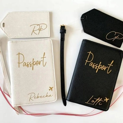 Passport holder personalised