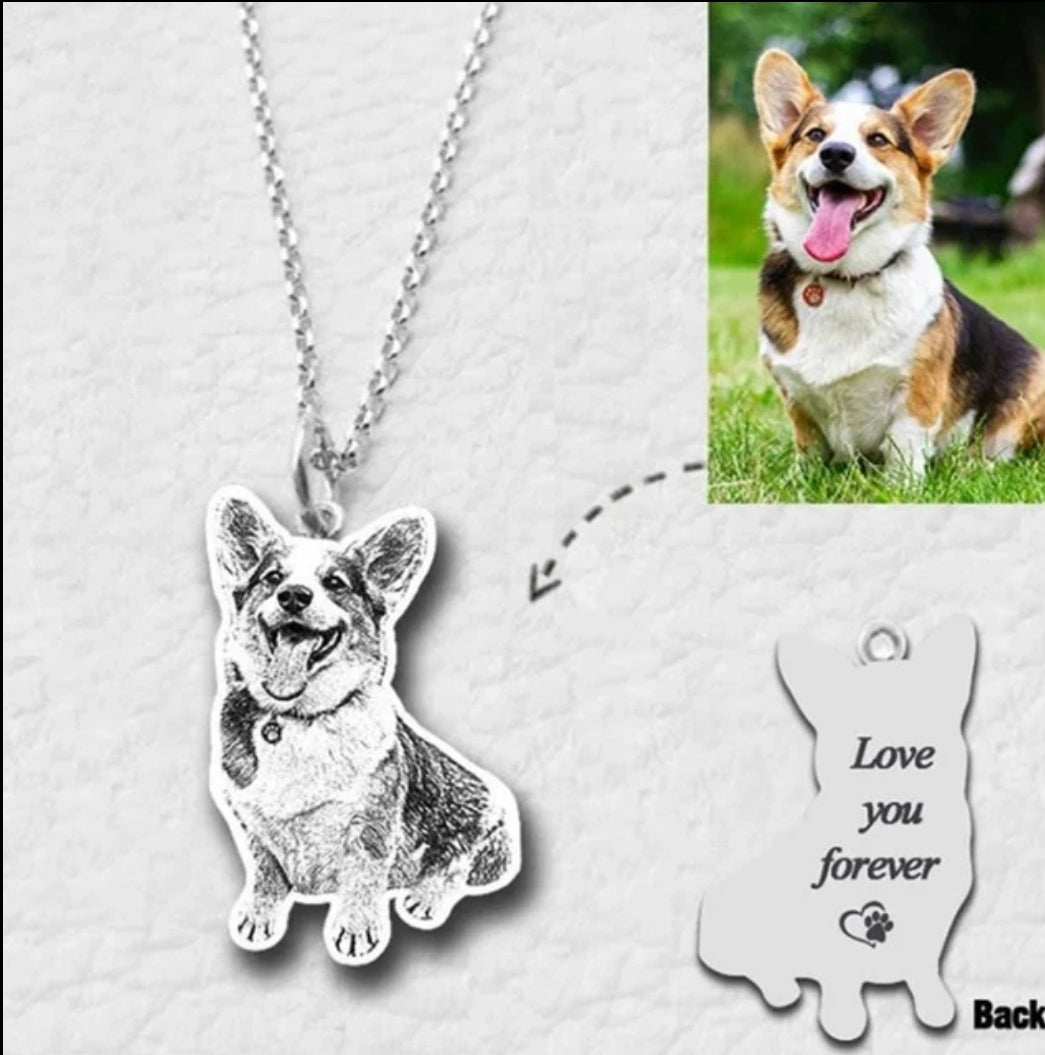 Personalised pet pendant