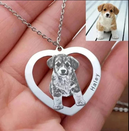 Personalised pet pendant