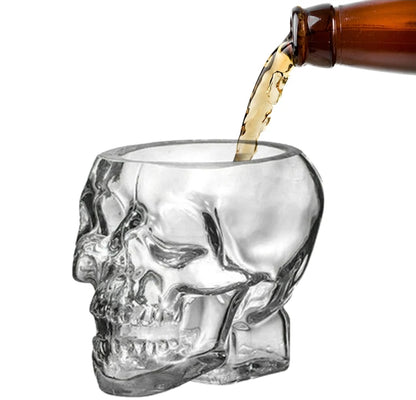 150ml skull whiskey glass