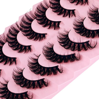 7 pairs false lashes