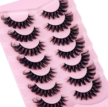 7 pairs false lashes