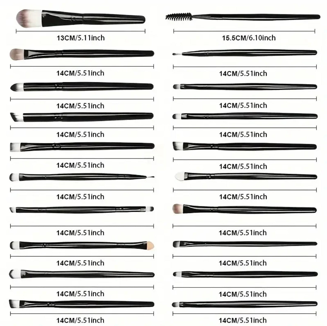 23pc makeup brush set