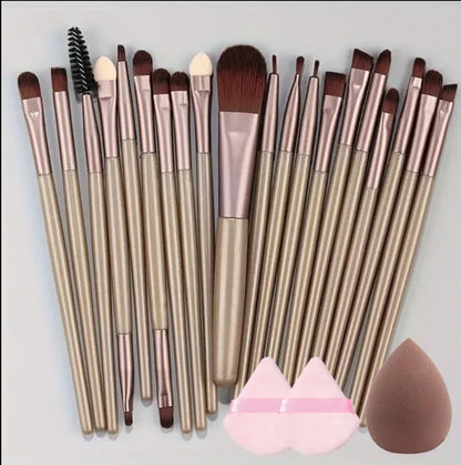 23pc makeup brush set