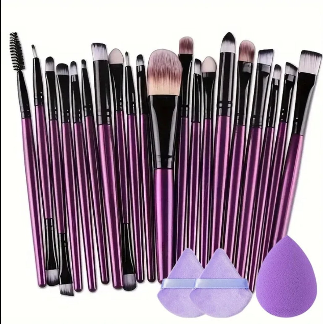 23pc makeup brush set