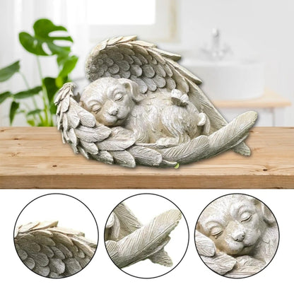 Angle wings dog/cat memorial outdoor decor