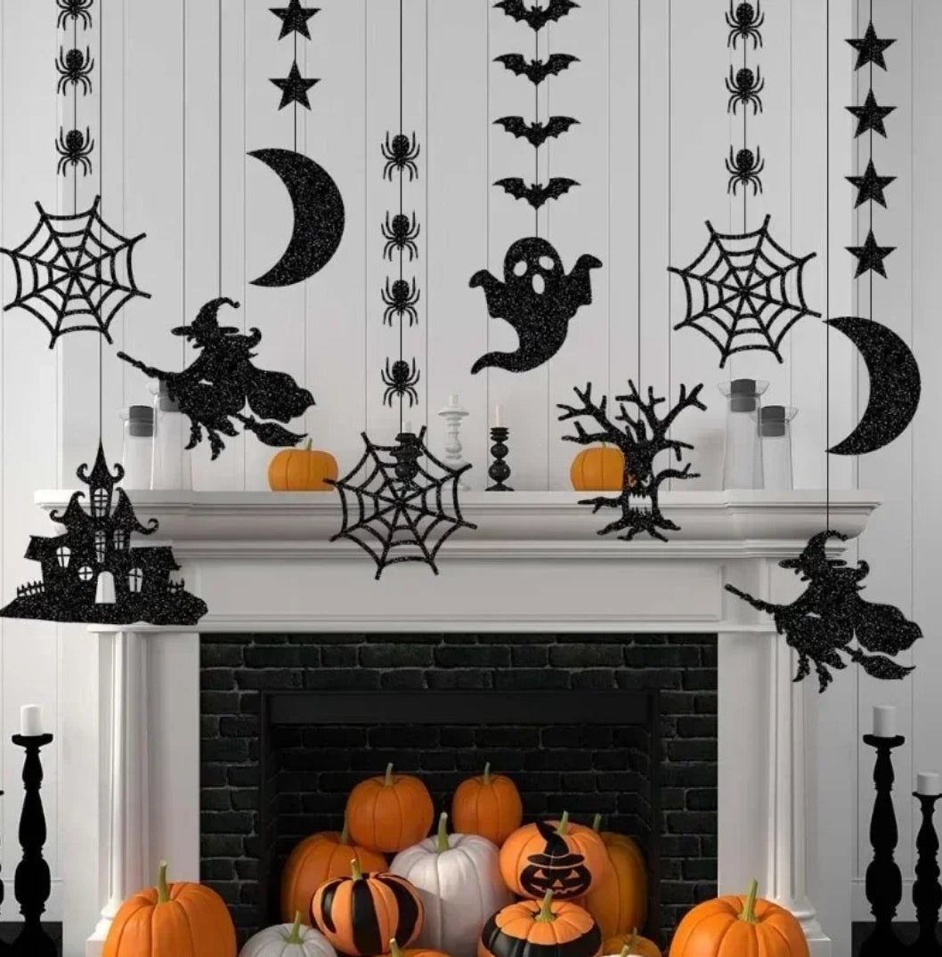 6pc hanging Halloween decoration