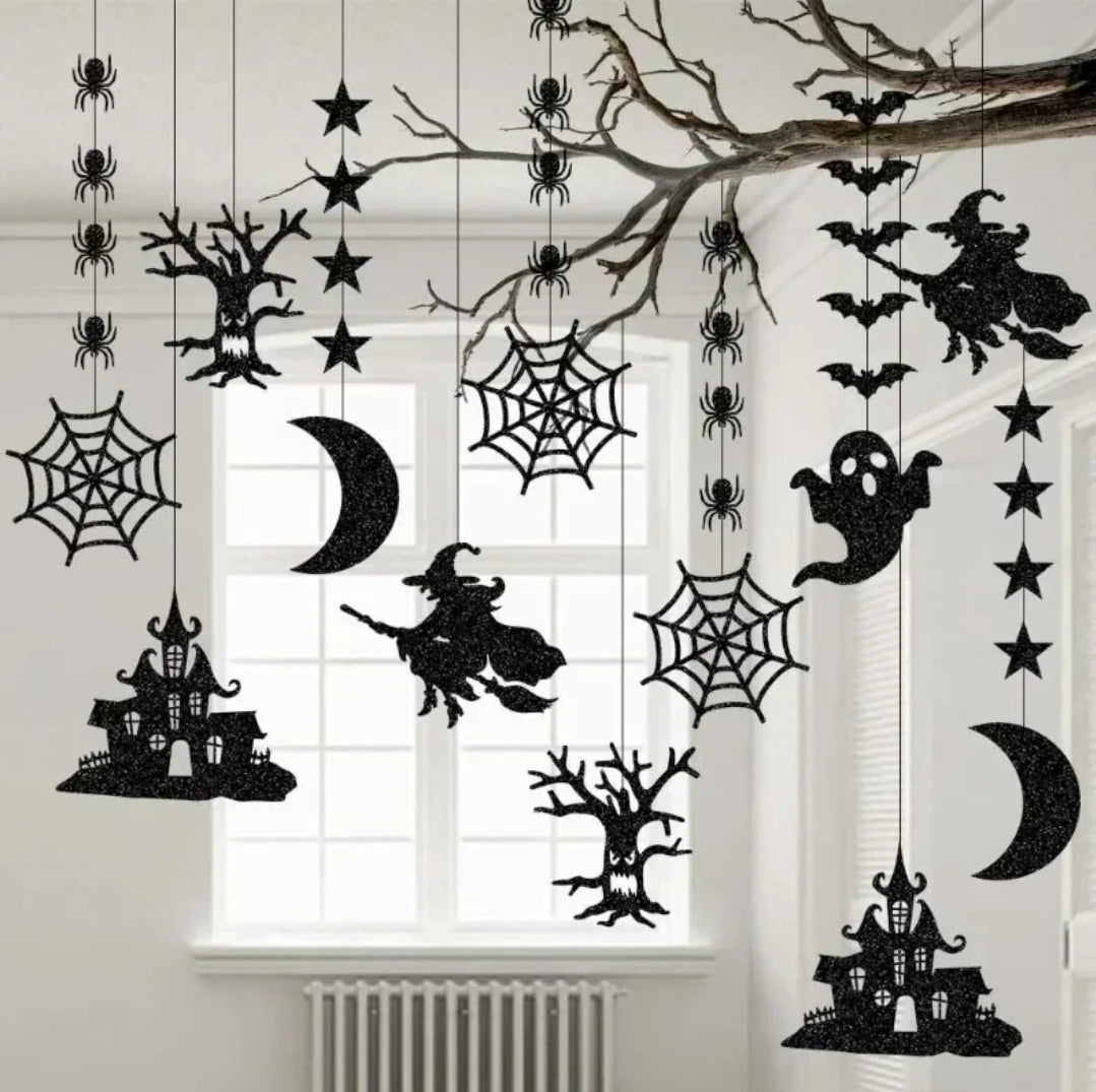 6pc hanging Halloween decoration