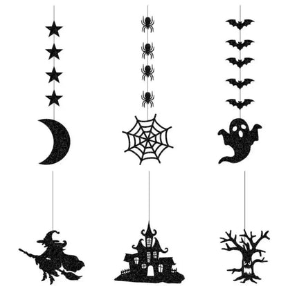 6pc hanging Halloween decoration