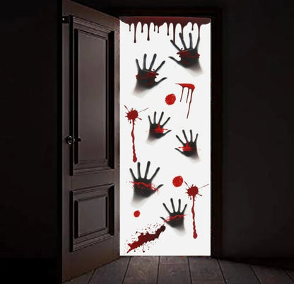 Horror bloodstain wall stickers