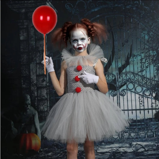 Girls clown costume