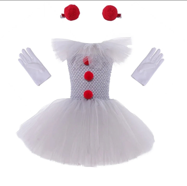 Girls clown costume