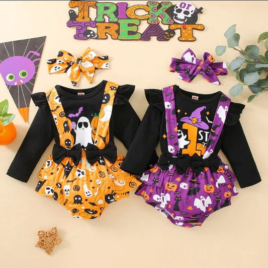 Baby girls 3pc halloween set