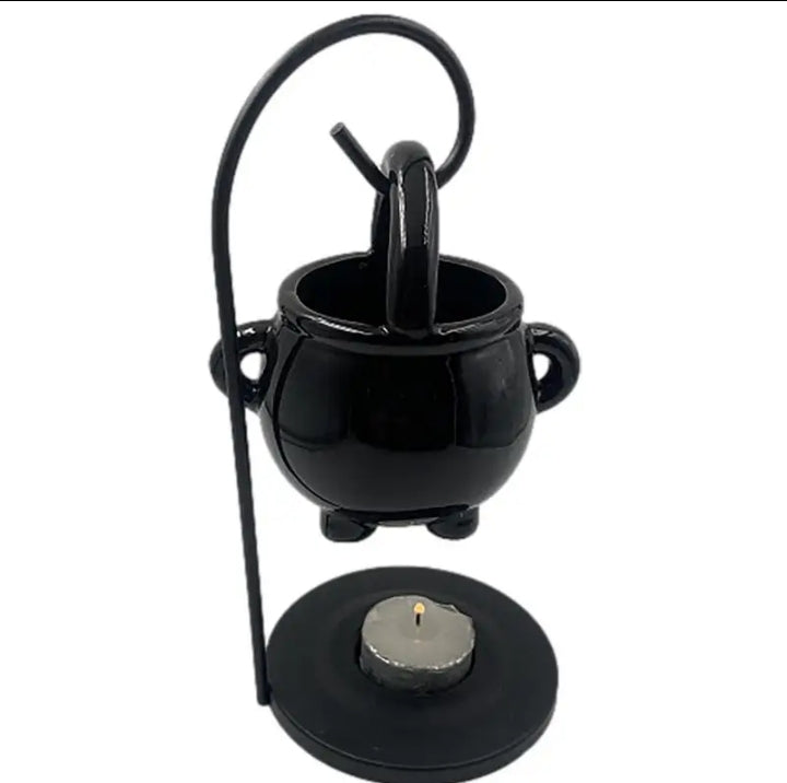 Halloween hanging cauldron wax burner