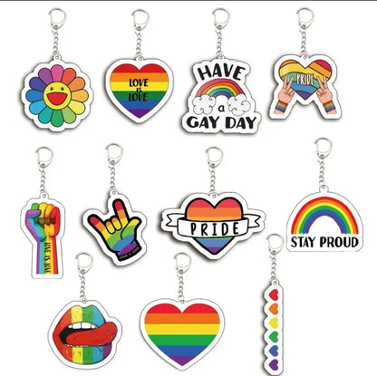 Pride key chain