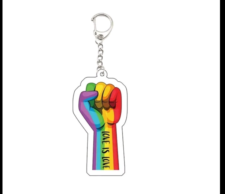 Pride key chain