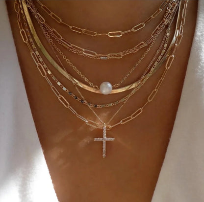 Multiple layers necklace