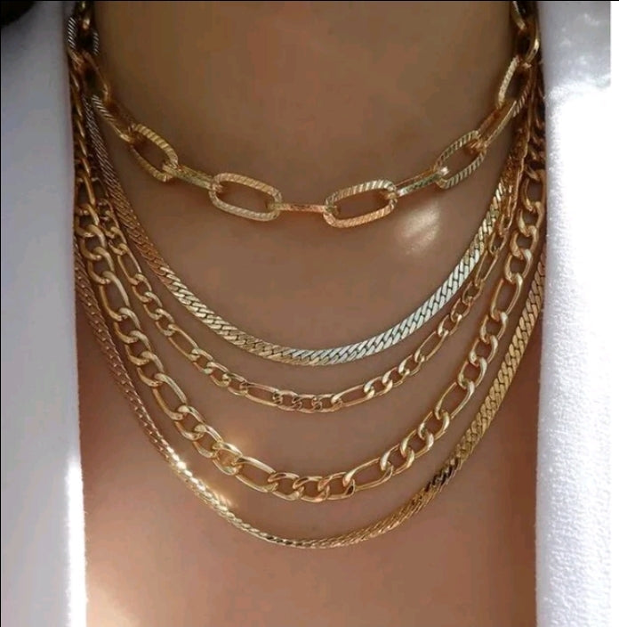 Multiple layers necklace