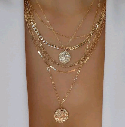 Multiple layers necklace