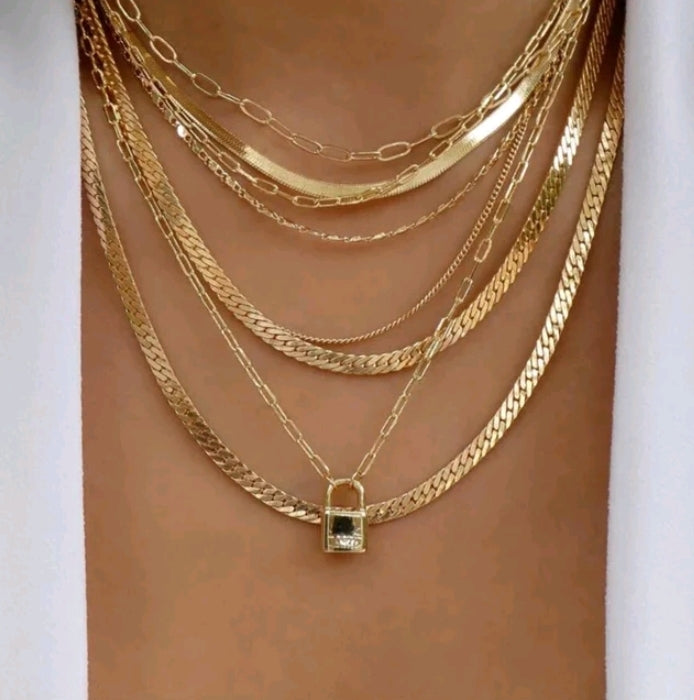 Multiple layers necklace