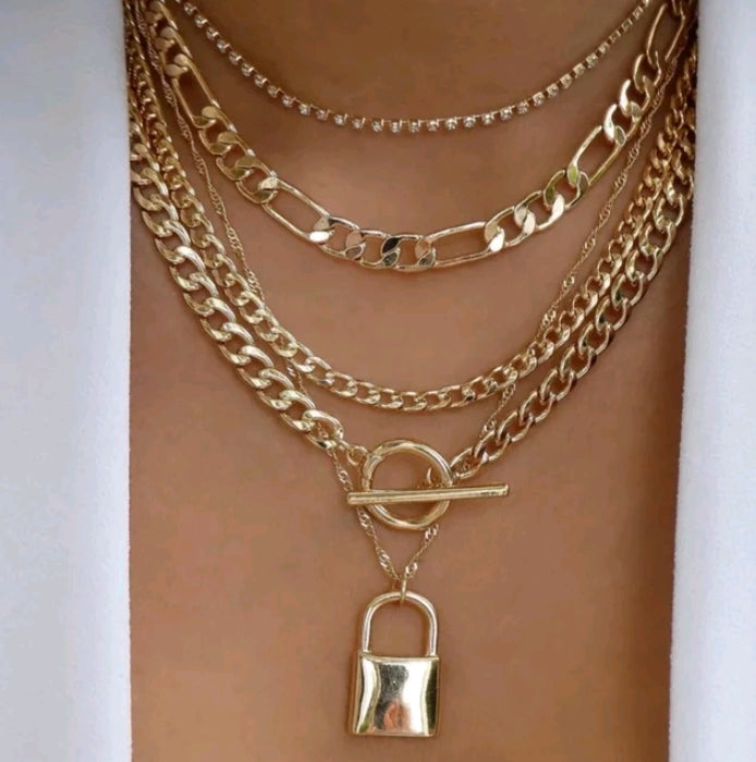 Multiple layers necklace