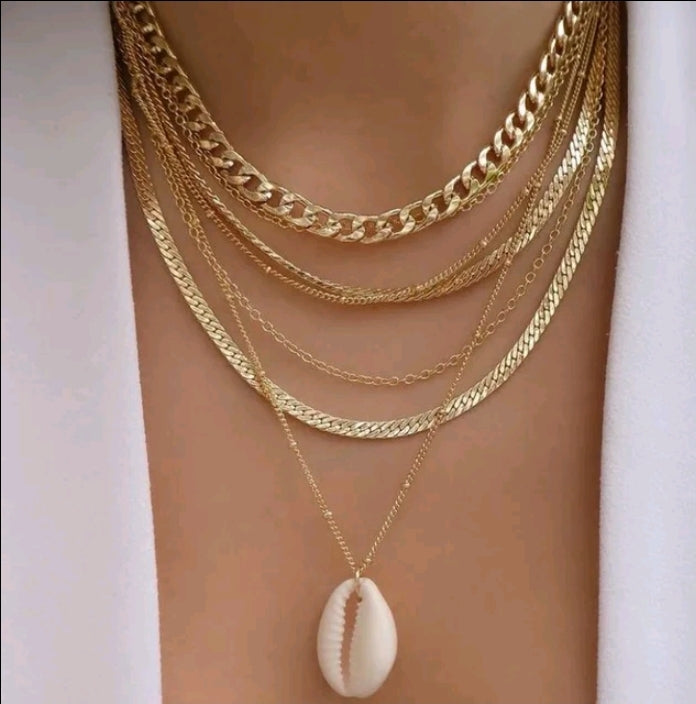 Multiple layers necklace