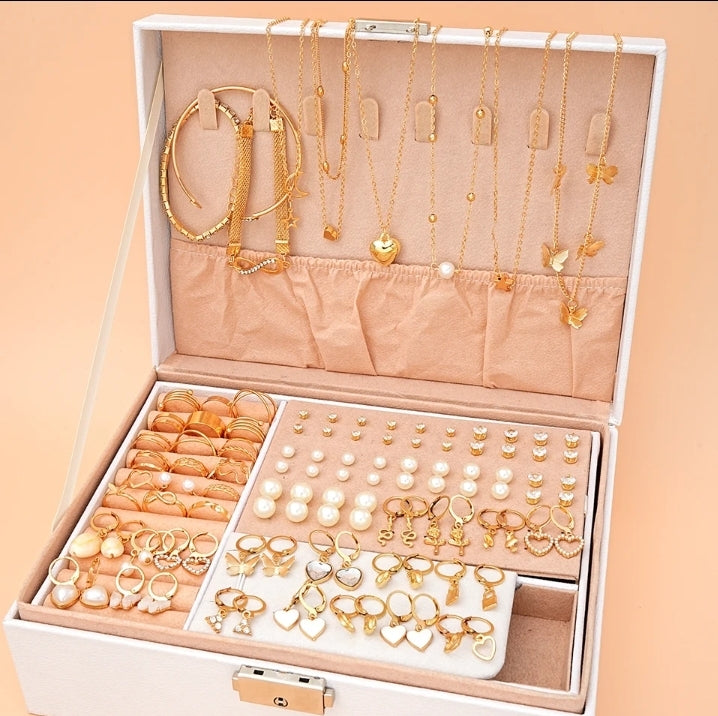 73pc set of jewellery box not included.