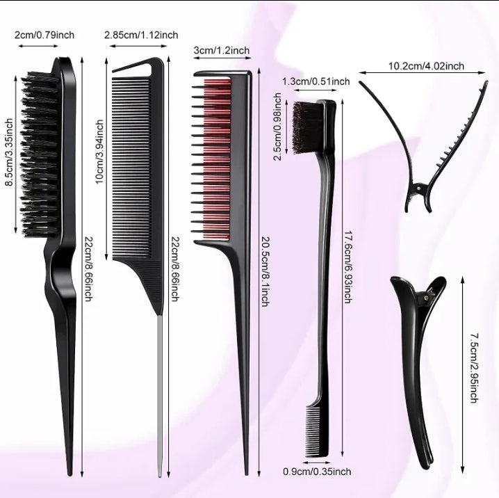 10pc hair comb set