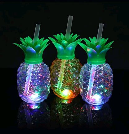 Led plastic pineapple cup