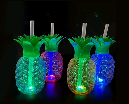 Led plastic pineapple cup