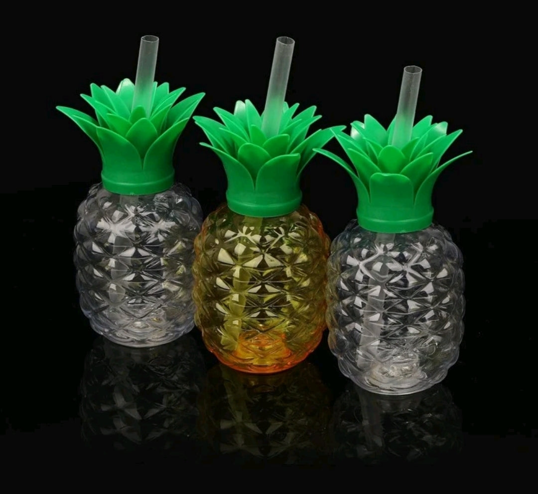 Led plastic pineapple cup