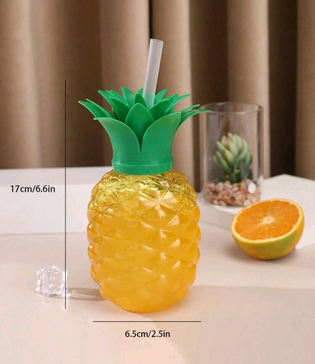 Led plastic pineapple cup