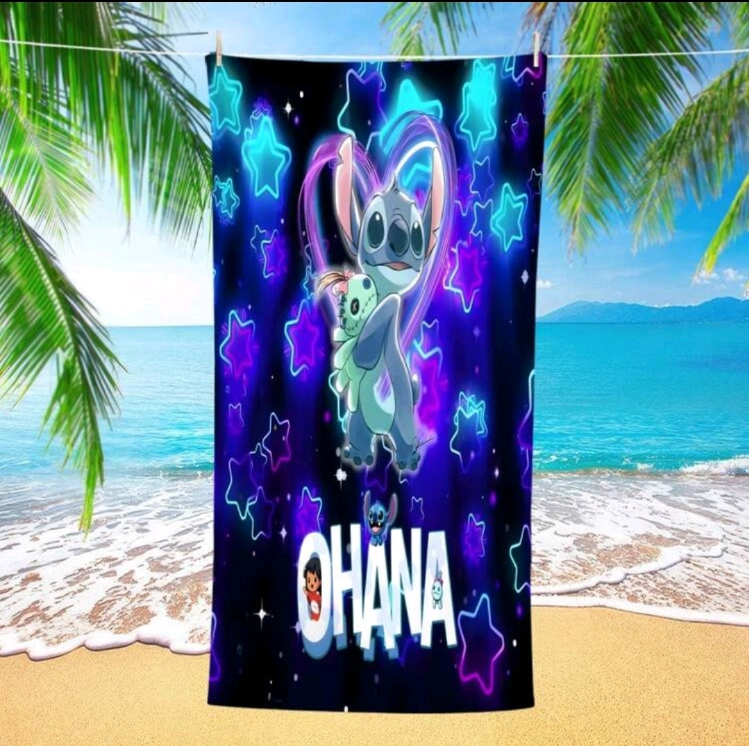 Alien beach towel