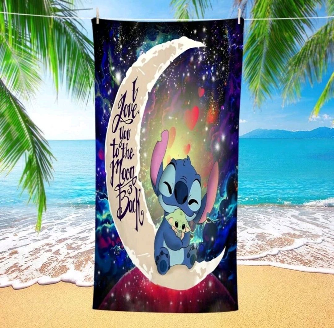 Alien beach towel