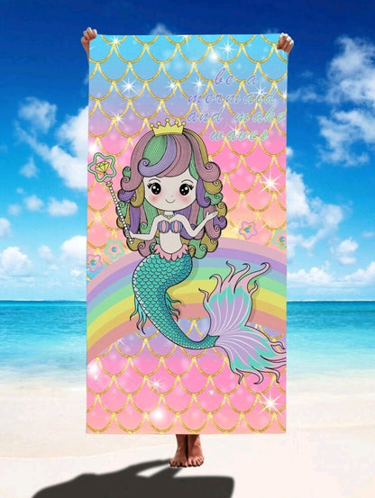 Mermaid beach towel