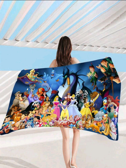 Cartoon beach towel