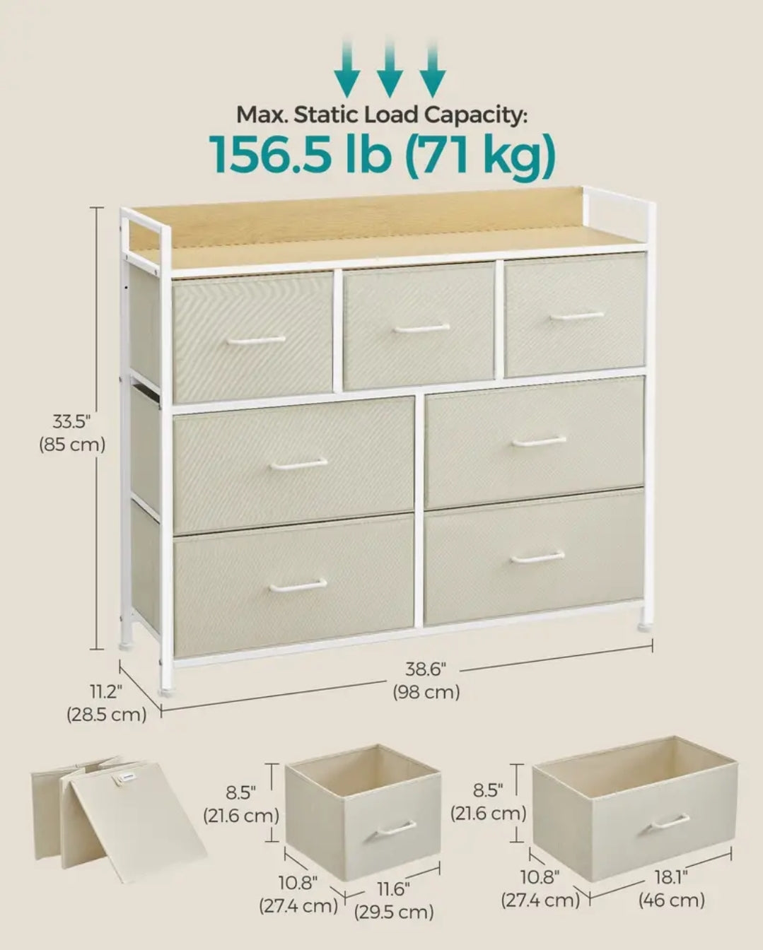 Chest of draws, bedroom cabinet