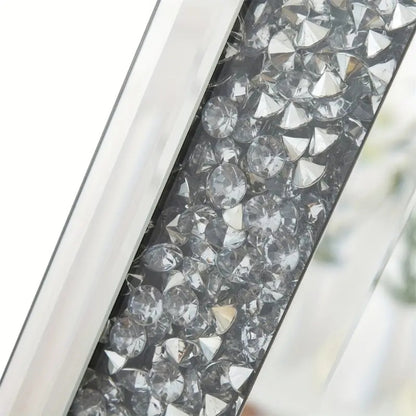 120x60cm crushed diamond wall mirror