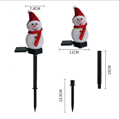 1pc solar light snowman