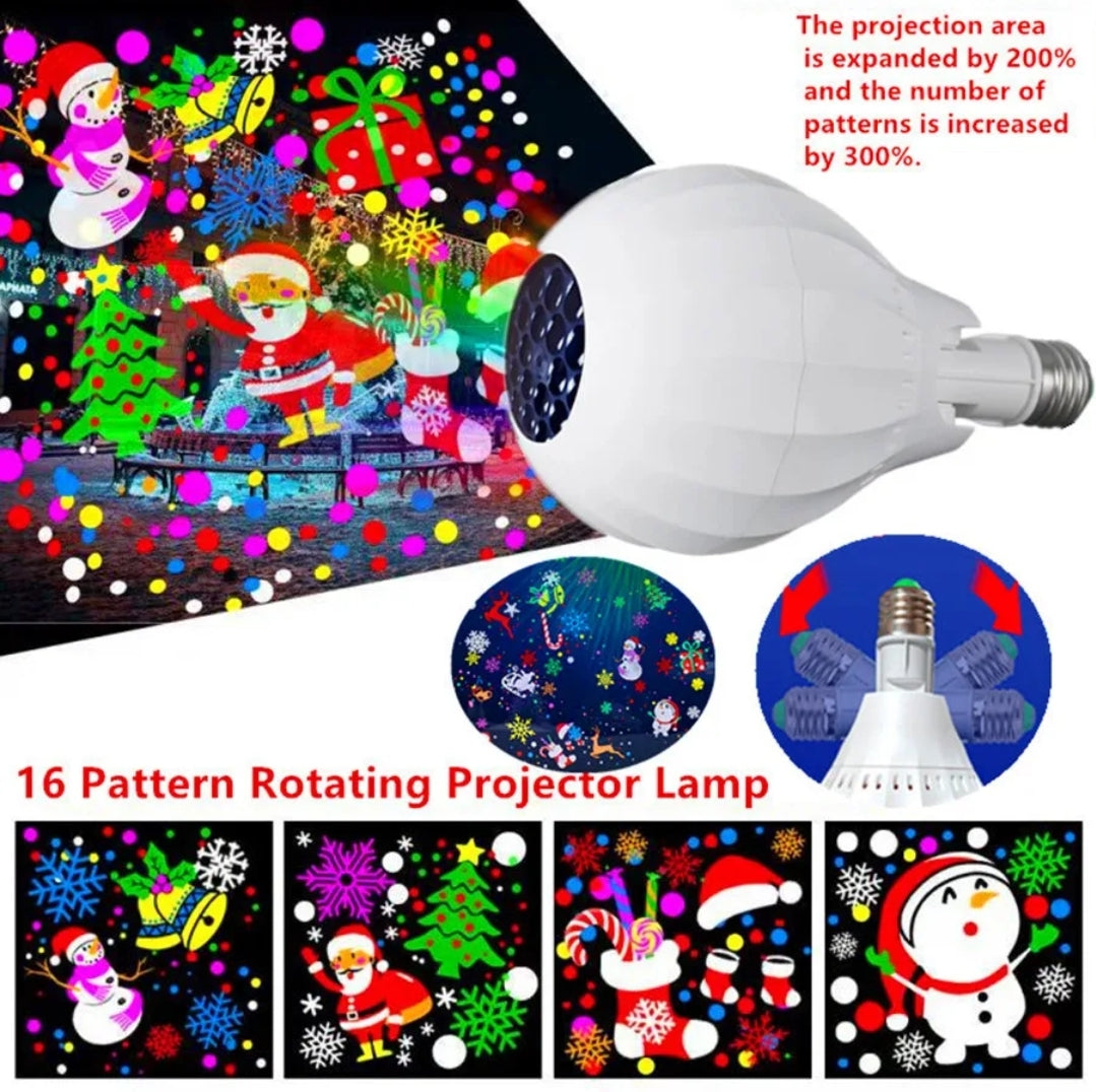 Christmas lightbulb Projector