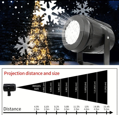 Usb snowflake projector