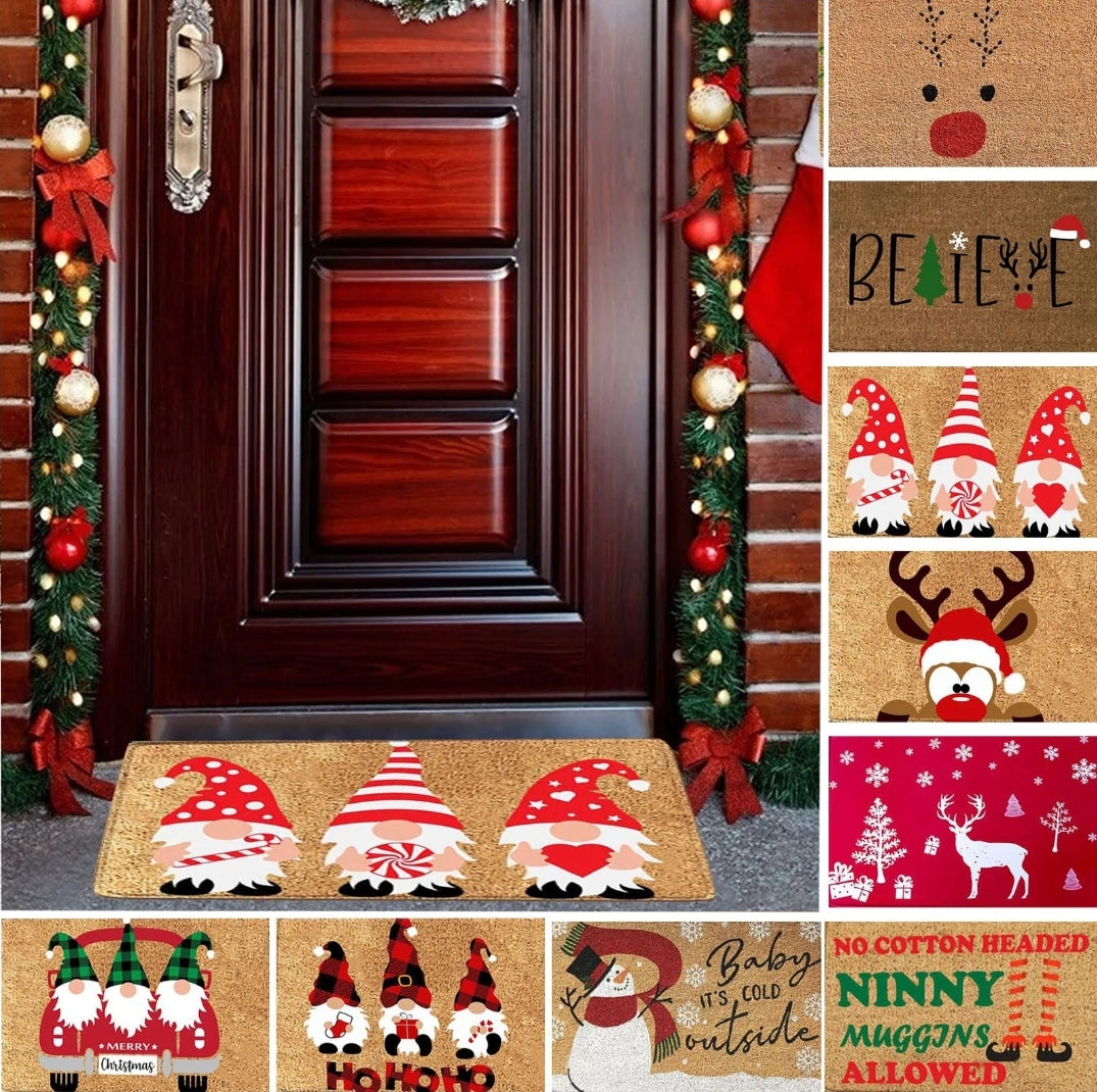 Christmas door mat