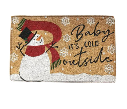 Christmas door mat