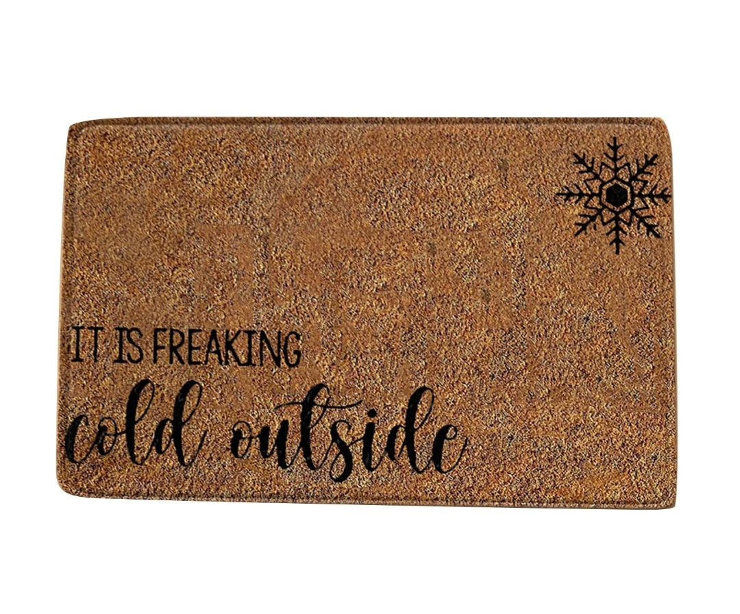 Christmas door mat