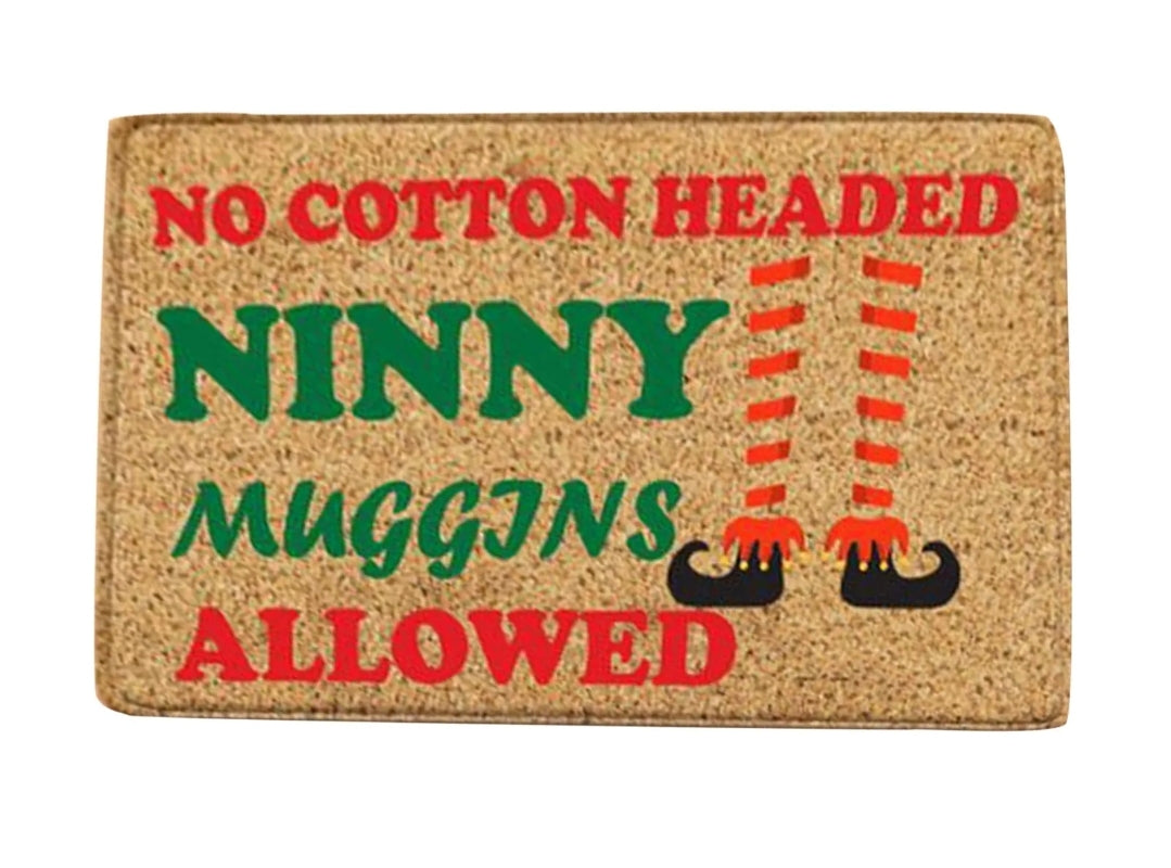 Christmas door mat