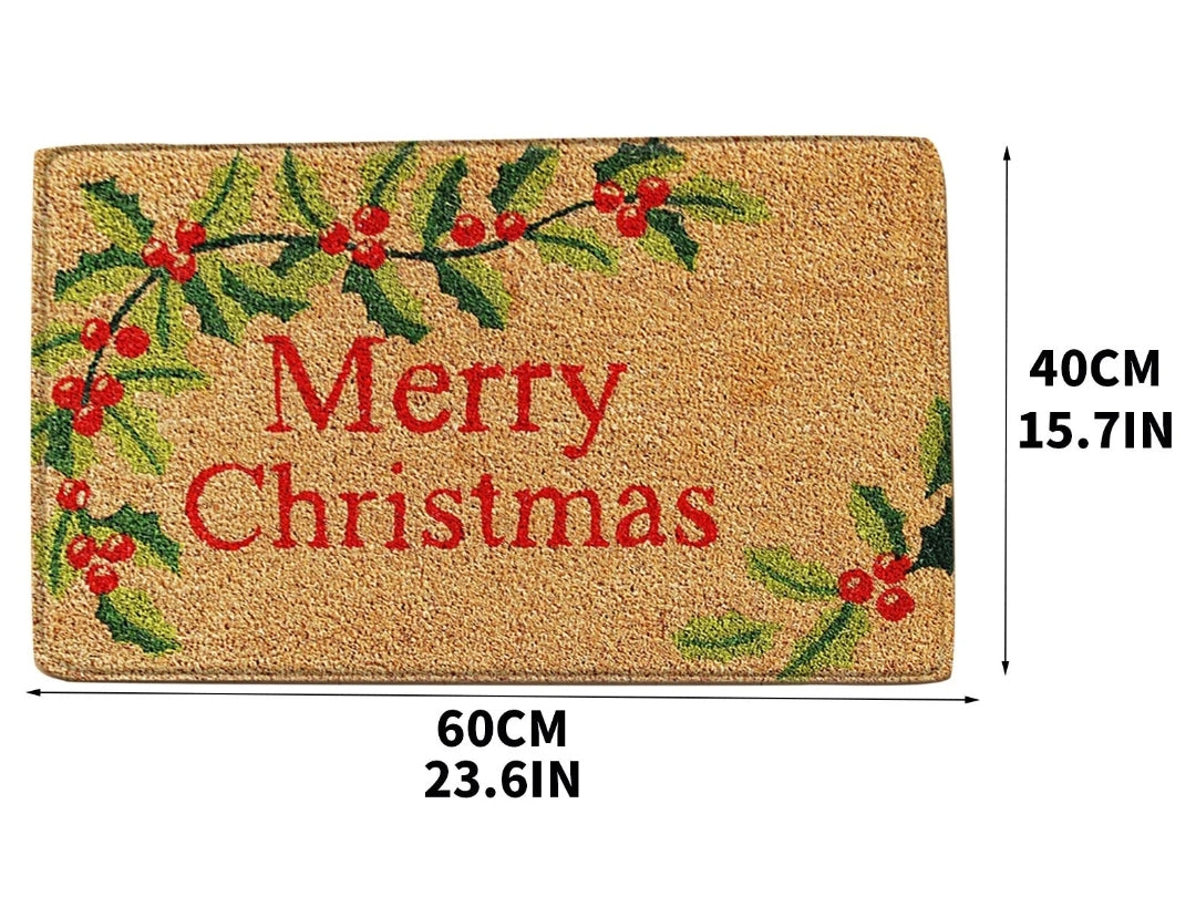 Christmas door mat