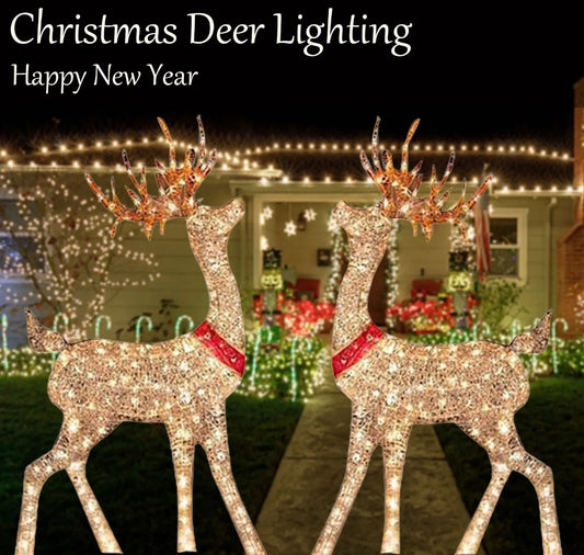 Reindeer outdoor light